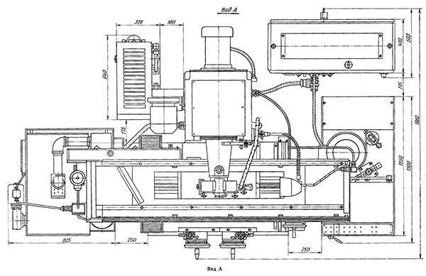 Загальний вигляд універсального плоскошліфувального верстата 3Е711АФ1